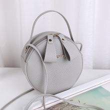 Load image into Gallery viewer, New Fashion Women Bag Mini Round Handbag PU Leather Ladies Crossbody Bag Simple Circular Messenger Bag Bolsas Feminina