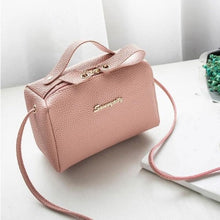 Load image into Gallery viewer, New Fashion Women Bag Mini Round Handbag PU Leather Ladies Crossbody Bag Simple Circular Messenger Bag Bolsas Feminina