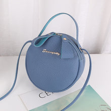 Load image into Gallery viewer, New Fashion Women Bag Mini Round Handbag PU Leather Ladies Crossbody Bag Simple Circular Messenger Bag Bolsas Feminina
