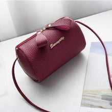 Load image into Gallery viewer, New Fashion Women Bag Mini Round Handbag PU Leather Ladies Crossbody Bag Simple Circular Messenger Bag Bolsas Feminina
