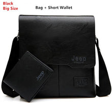 Load image into Gallery viewer, Men Tote Bags Set JEEP BULUO Famous Brand New Fashion Man Leather Messenger Bag Male Cross Body Shoulder Business Bags For Men
